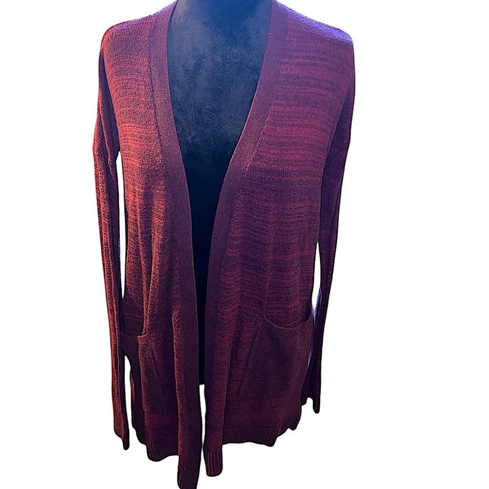 Calvin Klein classic burgundy cardigan size SP